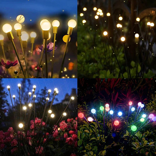 🔥Solar Garten LED Glühwürmchen Steckleuchte