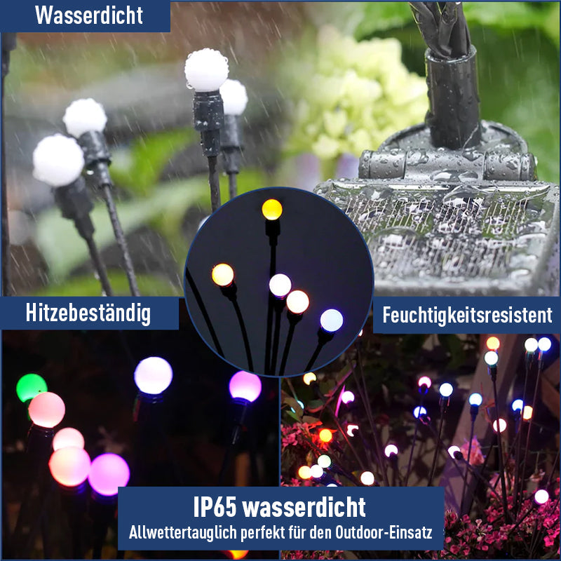 🔥Solar Garten LED Glühwürmchen Steckleuchte